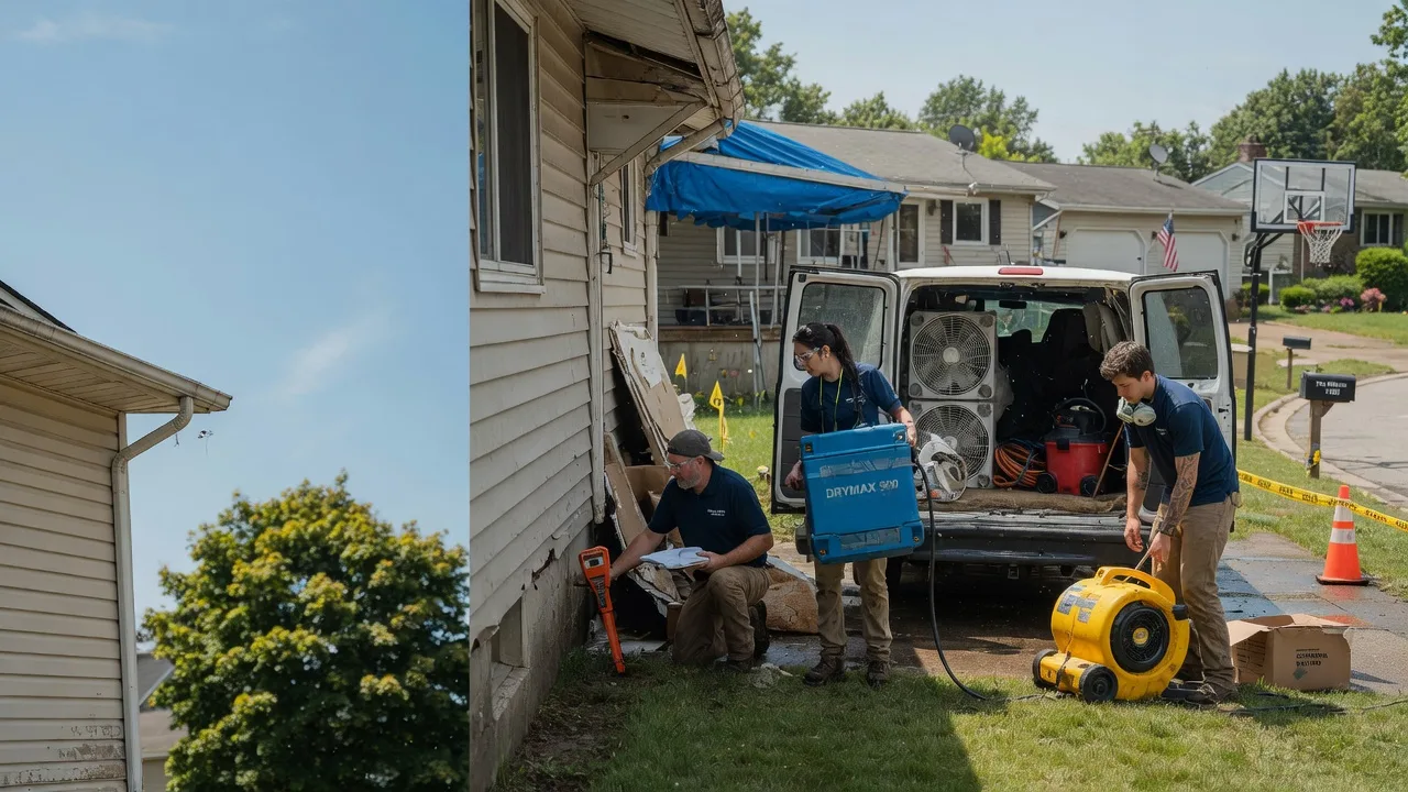 Ceiling Leak Cleanup in Hudsonville, MI near me